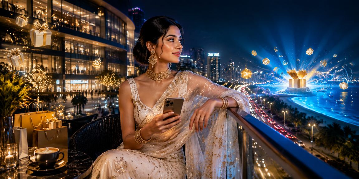 Young Indian player enjoying casino games on mobile in Delhi